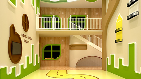 激發(fā)探險(xiǎn)-廣州七彩虹幼兒園裝修效果圖