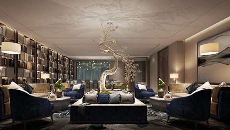 歸于寧靜-江西贛州麗泉圍酒店裝修效果圖