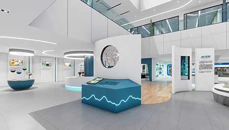 天藍(lán)水清-阿格瑞公司內(nèi)部展廳設(shè)計(jì)方案