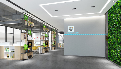 清新自然-廣州美格生物辦公室設(shè)計(jì)