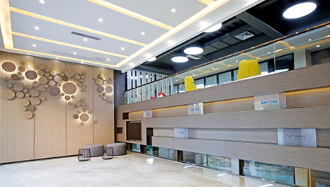 重要紐帶-廣州德祥科技辦公室裝修實(shí)景圖