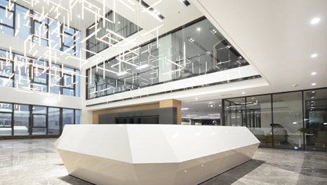 空間分層-理昂生態(tài)廣州新辦公樓裝修實景