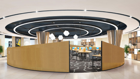 自然縈繞-廣州創(chuàng)騏管理新辦公室裝飾設(shè)計