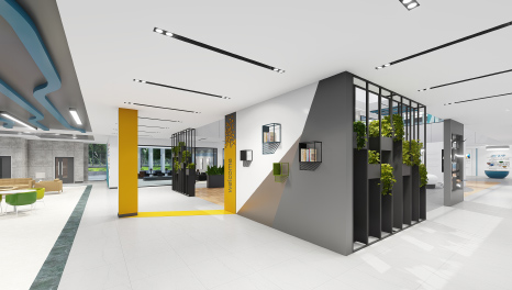 活力線條-阿格瑞辦公室及展廳設(shè)計(jì)方案