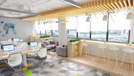 閑暇時(shí)光-德臻集團(tuán)海珠區(qū)辦公室裝修
