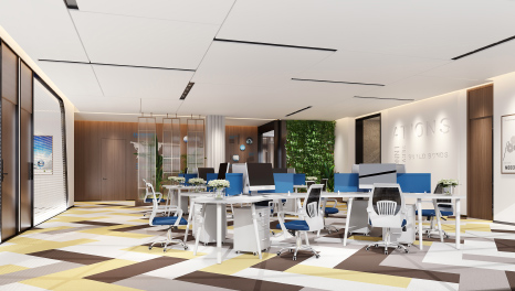 花園環(huán)境-中城建設集團廣州新辦公室裝修設計