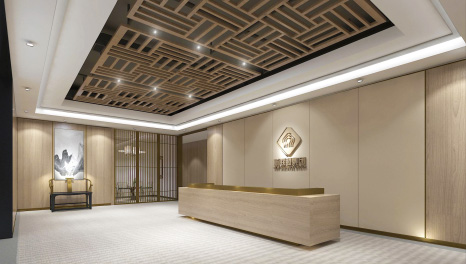 東方古韻-廣州新聯(lián)盟新辦公室裝修設(shè)計