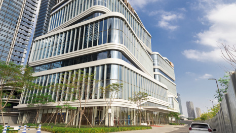 陽光繞指-華美國際集團(tuán)廣州展廳裝修實景圖