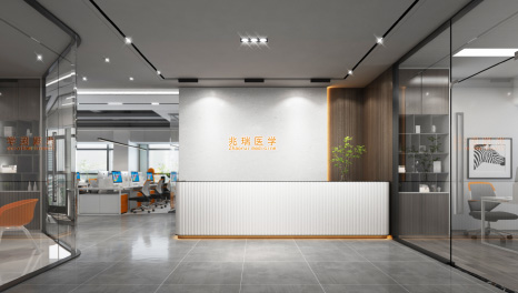 明暗冷暖-廣州海珠區(qū)兆瑞醫(yī)學辦公室裝修設計
