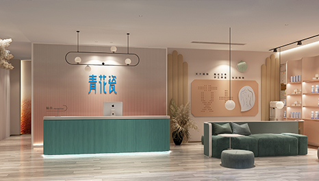 INS風(fēng)-青花瓷養(yǎng)生館設(shè)計(jì)裝修項(xiàng)目