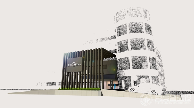 美的辦公樓裝修效果圖 美的辦公樓裝修效果圖